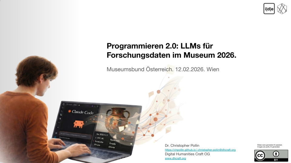 Programmieren 2.0 – LLMs für Forschungsdaten im Museum